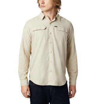 Columbia Silver Ridge 2.0 Long Sleeve, Camisa Kaki Para Hombre | 138064-KQA